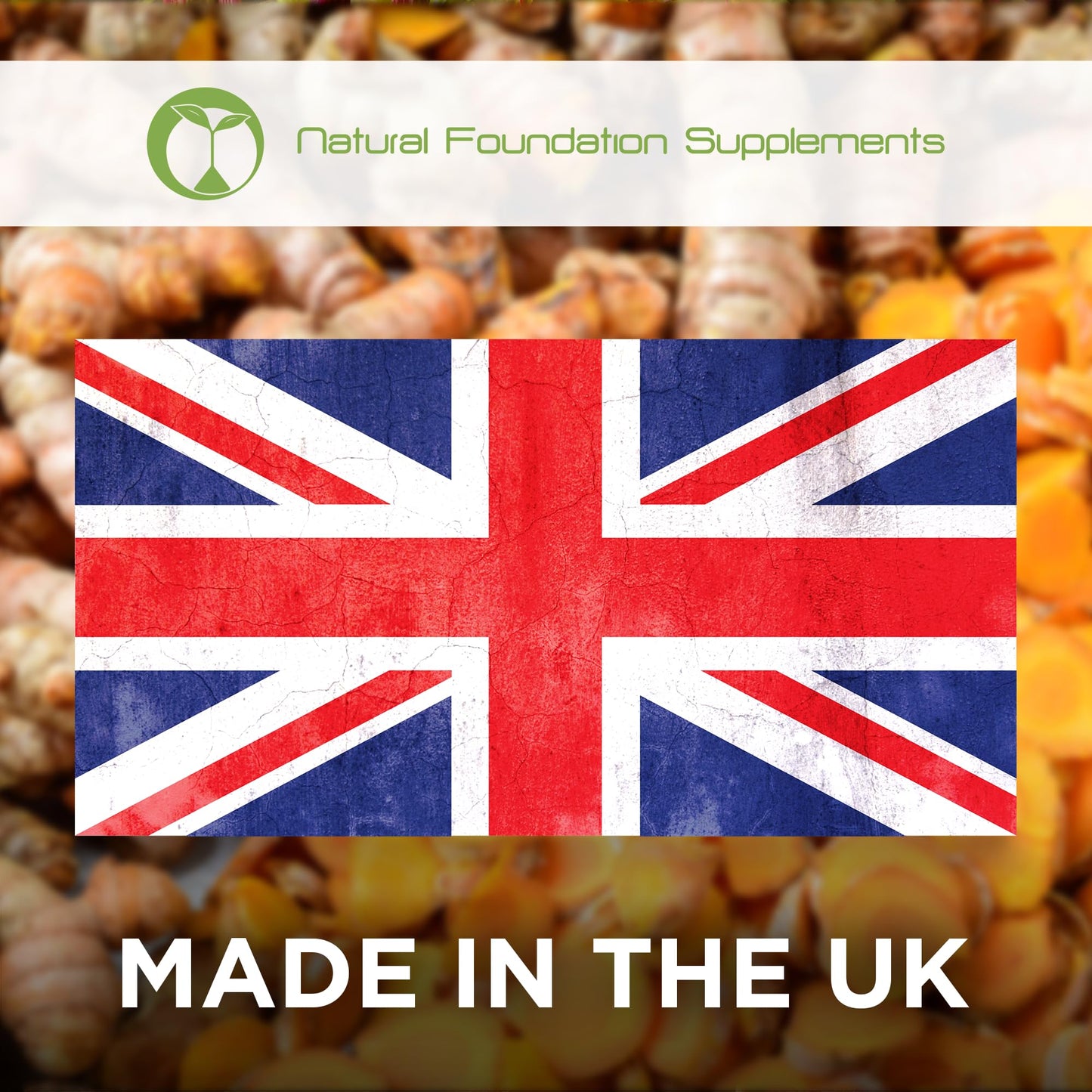 Natural Foundation Turmeric Curcumin & Black Pepper with Ginger | High Strength 120 Tablets 6000mg per Serving | Made in The UK | Natural Health Supplement for Men & Women (120)