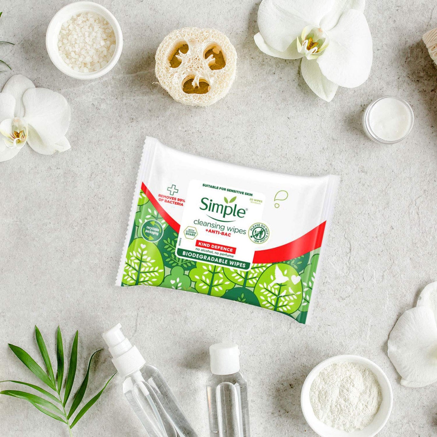 Simple Kind Defence +ANTI-BAC Hydrating Mist Protection, 125 ml