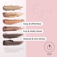 SCULPTED by Aimee EasyBrow Medium Brown from Sculpted by Aimee - Travel-Friendly, Double-Ended, Vegan 2-in-1 Tinted Fibre or Clear Eyebrow Gel with Spoolie