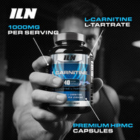 Iron Labs Nutrition L Carnitine Capsules – 1000mg L-Carnitine Tartrate per Serving for Men and Women – Vegan Friendly – 240 Capsules (4 Month Supply)