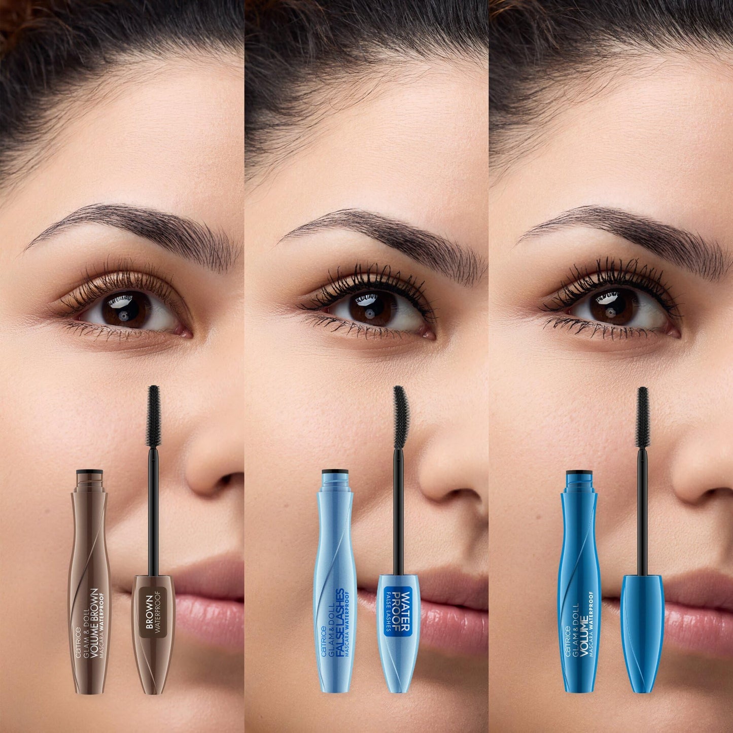 Catrice Cosmetics Catrice Glam & Doll Volume Brown Mascara Waterproof, volumizing, defining, lengthening, matte (10ml)