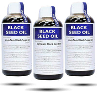 ZAMZAM BLACKSEED Oil | 3 X 100ml | 100% Pure & Unfiltered Virgin Oil