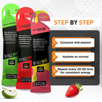 TORQ Running Gels with Caffeine & Electrolytes - 2:1 Maltodextrin: Fructose for Endurance Sports & Optimal Performance | Energy Gels for Running, Cycling & Sport - 89mg Guarana | 6 Pack Sample Box
