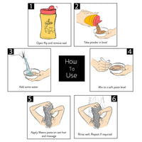 Eclat Skincare Meera Herbal - Hair Wash Powder 120g