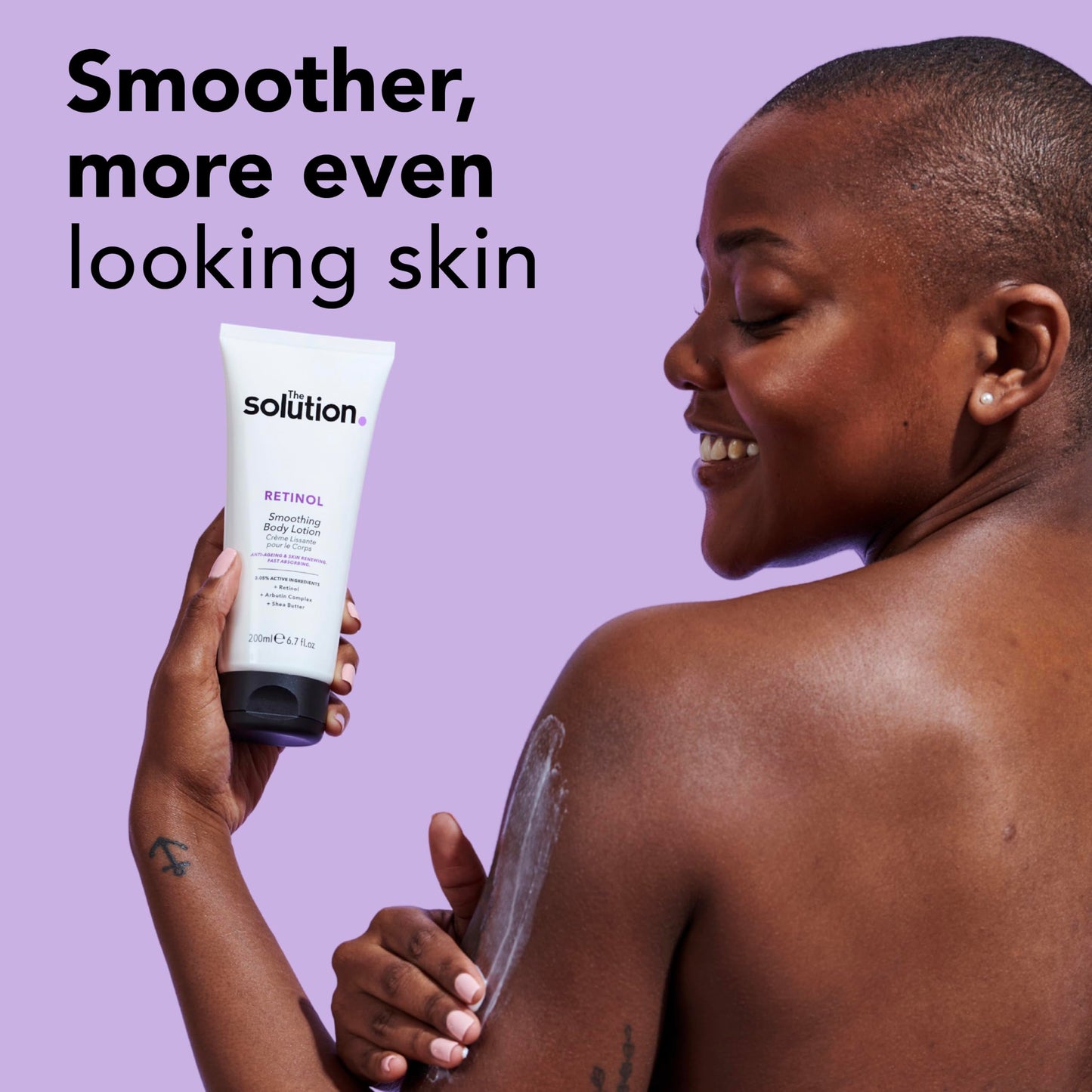 ‎The Solution The Solution Retinol Smoothing Body Lotion 200 ml (Packaging may vary)