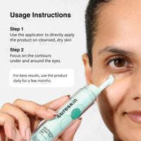 Cureskin Under Eye Gel for Dark Circles for Women and Men | Bio-Peptide Under Eye Gel to Reduce Dark Circles, Puffiness & Wrinkles | Under Eye Cream for Men and Women | Dark Circles Removal