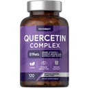 Horbäach Quercetin Supplement 760mg Complex | 120 Vegan Tablets | Providing 519mg of Quercetin with Bromelain, Vitamin C, Rosehip, Acerola and Rutin | by Horbaach