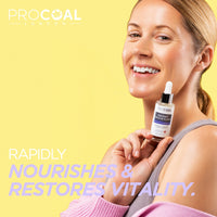 Face Oil, Midnight Rescue Elixir Face Oil Serum 30ml by Procoal - Anti Ageing Face Serum For Soft, Supple, and Glowing Skin, Rosehip Face Oil, Evening Primrose & Squalane, Made in UK