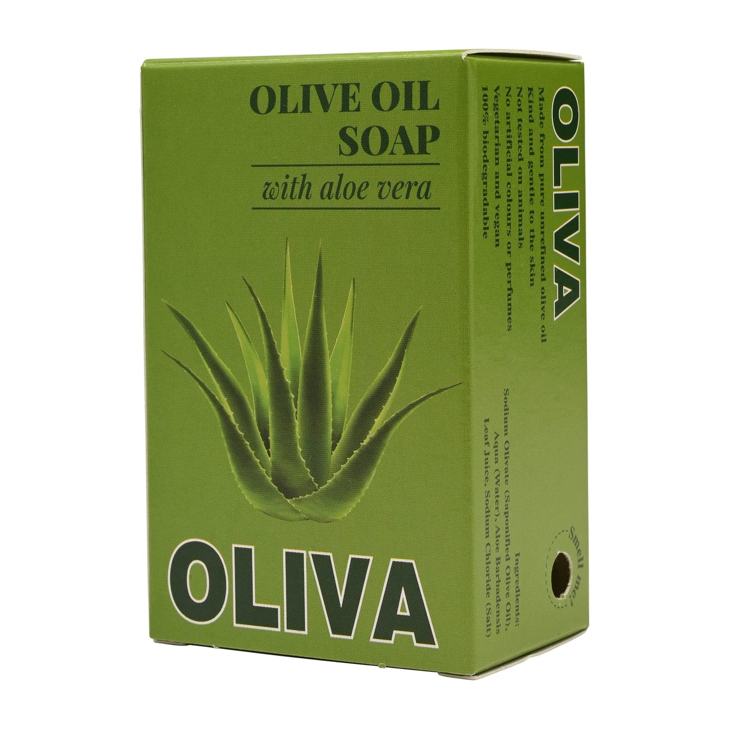 Oliva | Olive Oil Soap with Aloe Vera, 100g Bar