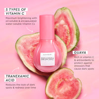 Glow Recipe Guava Vitamin C Serum for Sensitive Skin (15 ml) - Moisturizing & Brightening Korean Skin Care Serum for Dark Spots, Even Tone & Redness - Tranexamic, & Vitamin E - Vegan, Travel Size