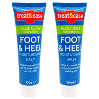 2pk Moisturising Foot Cream for Cracked Heels and Dry Skin | 200g | Dry Foot Cream for Very Dry Feet & Cracked Heel Repair Cream | Heel Balm for Cracked Heel Cream, Foot Balm Feet Cream + SOL Sticker