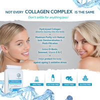 swiss bioenergetics Marine Collagen & Hyaluronic Acid Complex - 60 Capsules - 500mg of Highly Bioavailable Naticol® Hydrolysed Collagen