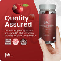 Kiihtu High Strength Ashwagandha & Vitamin B6 Gummies 3000mg - 60 Count | 1 Month Supply Easy to Chew Gummies for Energy and Mood & Sleep Support | Natural & Vegan | Apple Flavour