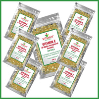 Vitamin E 400 IU, 120 Softgels 4 Month Supply, Natural Antioxidant Source Vitamin E, D-Alpha Tocopherol, High Potency and Absorption, Made for VitMan Nutrition (120)