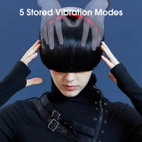 Master Massage Equipment Upgraded H2 Electric Scalp Massager Head Massager for Hair Growth & Regrowth with Heating 10 Vibrating Contacts Laser Therapy for Hair Growth Hair Stimulation-Hairband, Black