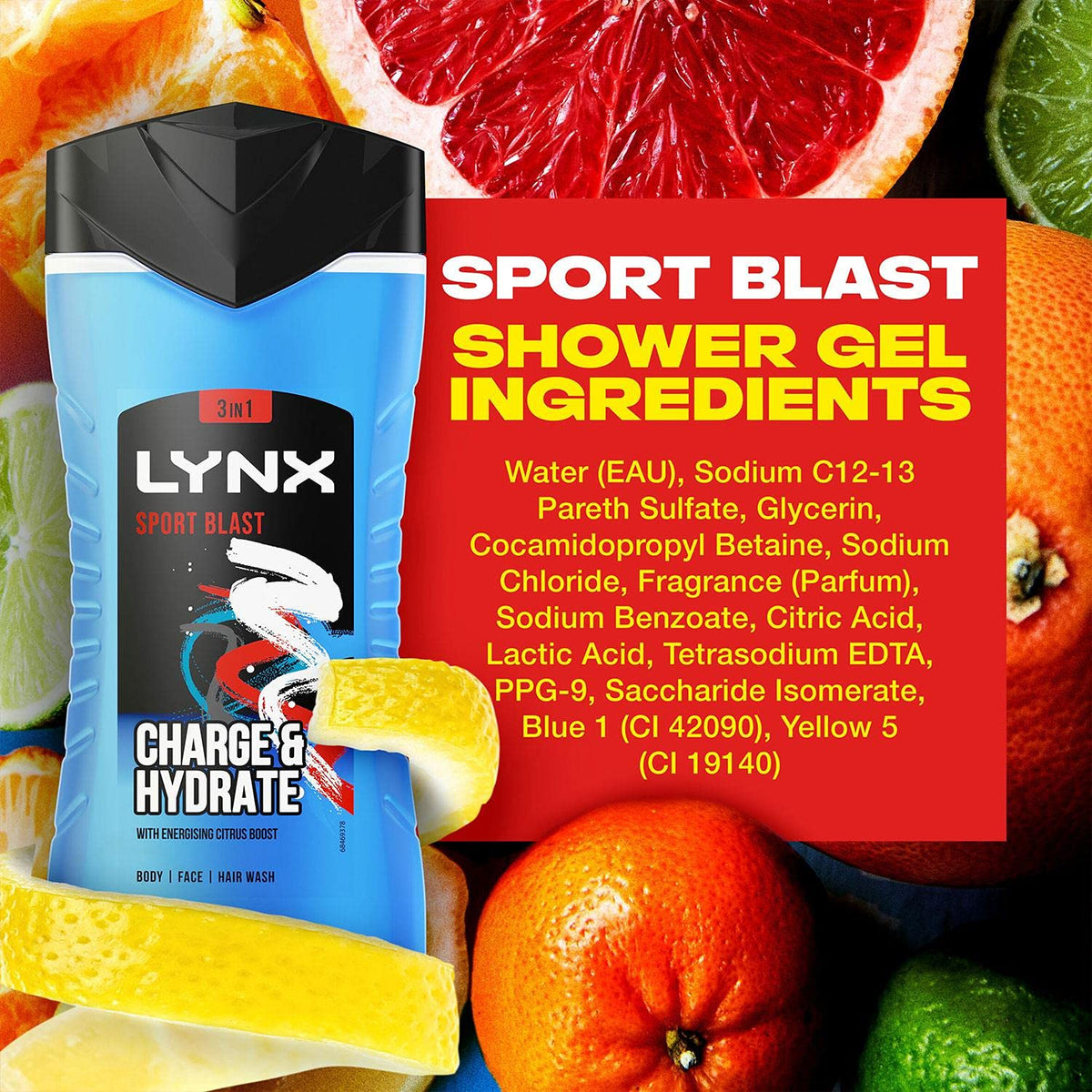 Lynx Shower Gel Recharge, 225ml
