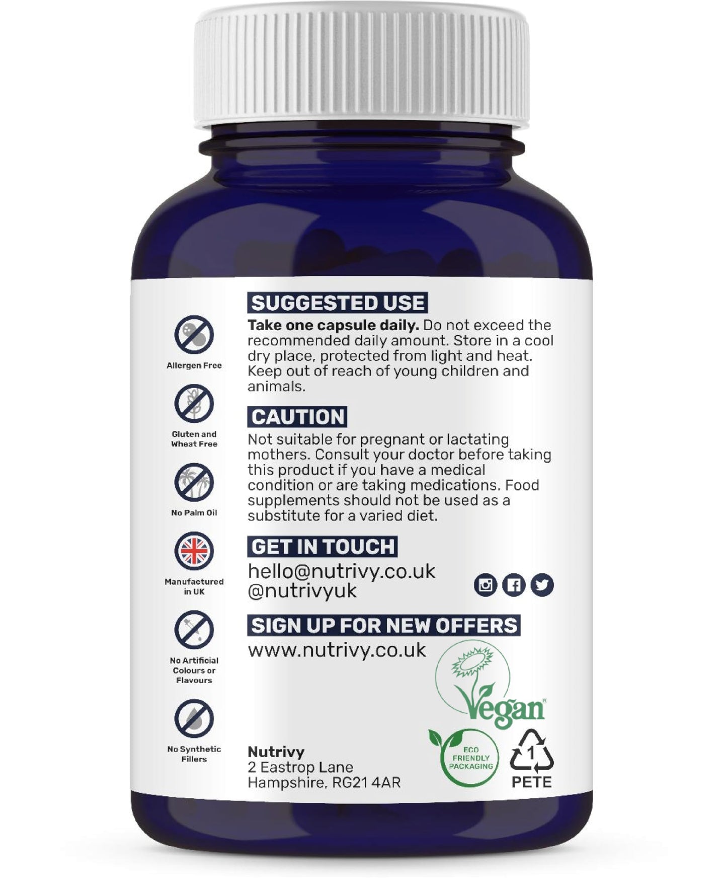 Vegan Vitamin D3 K2 Capsules, 2000 IU, High Strength Vitamin D with 100mcg Vitamin K2 MK7 & MCT Oil, Highly Absorbed, Easy to Swallow, One a Day, Cholecalciferol, 90 Vegan Capsule, Made in UK