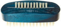 Kent Brushes Natural White Bristle Nail Brush Navy