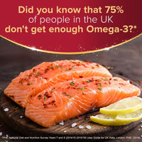 SEVEN SEAS Seven Seas Omega-3 Fish Oil, Extra Strength, Omega 3 plus Vitamin D For Whole Body Healthplus, 30 One-A-Day Capsules, 1 Month Supply