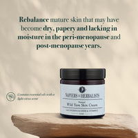 NAPIERS the HERBALISTS Napiers Vegan Wild Yam and Marigold Cream - Natural Relief for Menopause and Perimenopause Symptoms and Dry Skin - 60 ML (Light Citrus Scent)