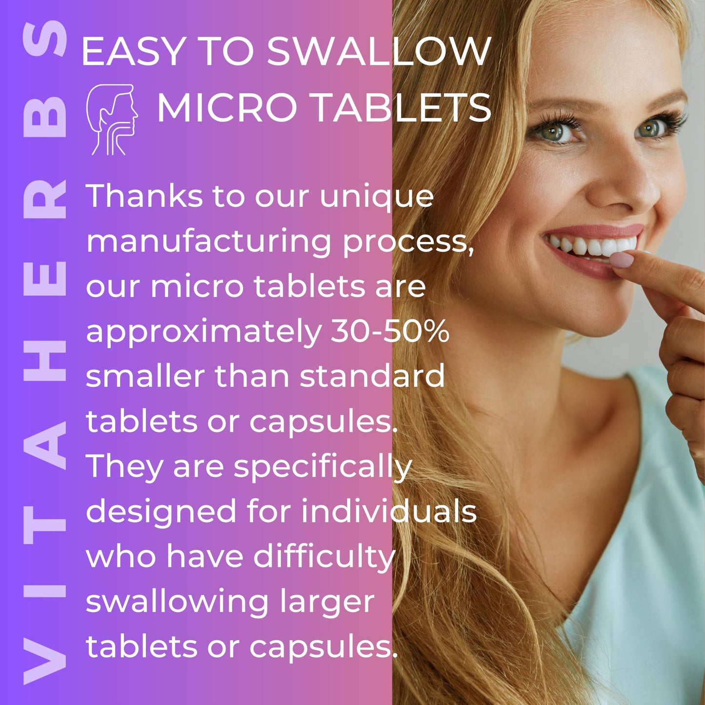 Folic Acid Tablets 400 mcg - 240 Vitamin B9 Tablets - 8 Months Supply - Pregnancy Care - Normal Function of Immune System & Maternal Tissue Growth During Pregnancy - Vitaherbs Made in The UK