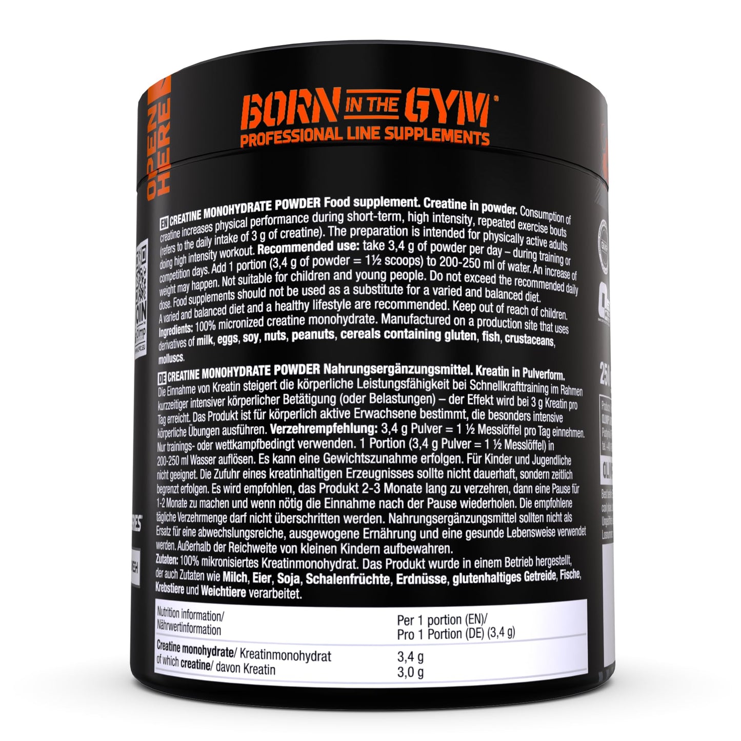 OLIMP SPORT NUTRITION Olimp Labs Creatine Monohydrate Powder, 250 g