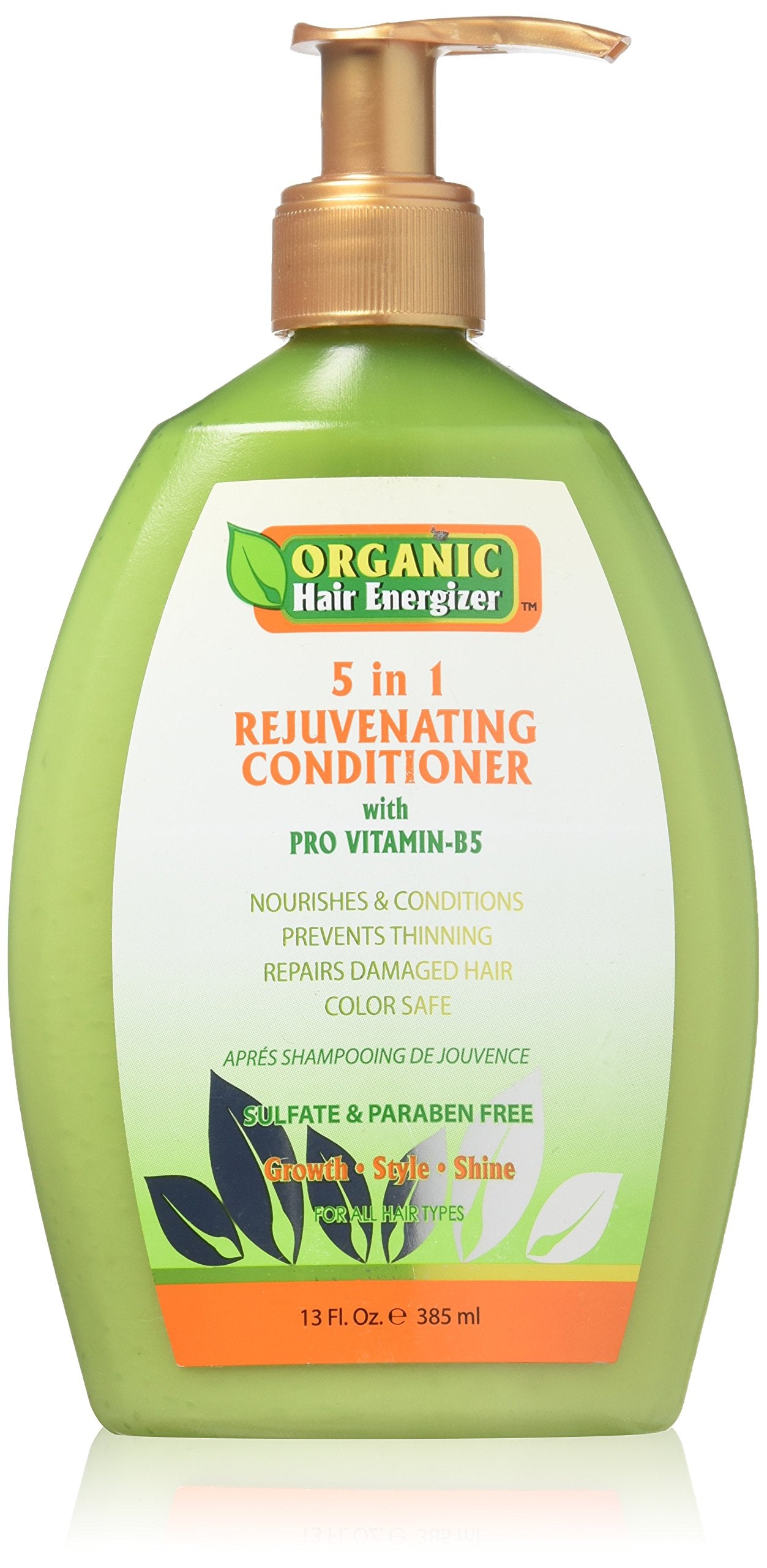 Organic Hair Energizer 5 in 1 Rejuvenating Conditioner with Pro Vitamin B5