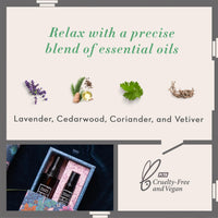 William Morris at Home William Morris At Home Pillow Mist 50ml and Pulse Point Oil 10ml, Calming Essential Oils, Relaxing Fragrance Helps with Sleep, Magnesium, Travel Size, Vegan and Cruelty Friendly, Beauty Gift for Her