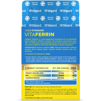 Wellgard Vitaferrin – Triple Action Immune Supplement with Lactoferrin, Zinc & Vitamin C, Immunity Supplement, 30 Capsules