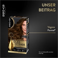 Syoss SYOSS Oleo Intense Permanent Oil Colouration 4-60 Golden Brown with Nourishing Oil and Ammonia Pack of 3 x 115 ml