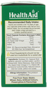 HealthAid Cider Trim - 90 Capsules