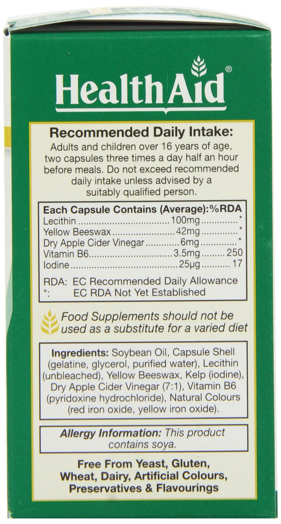 HealthAid Cider Trim - 90 Capsules