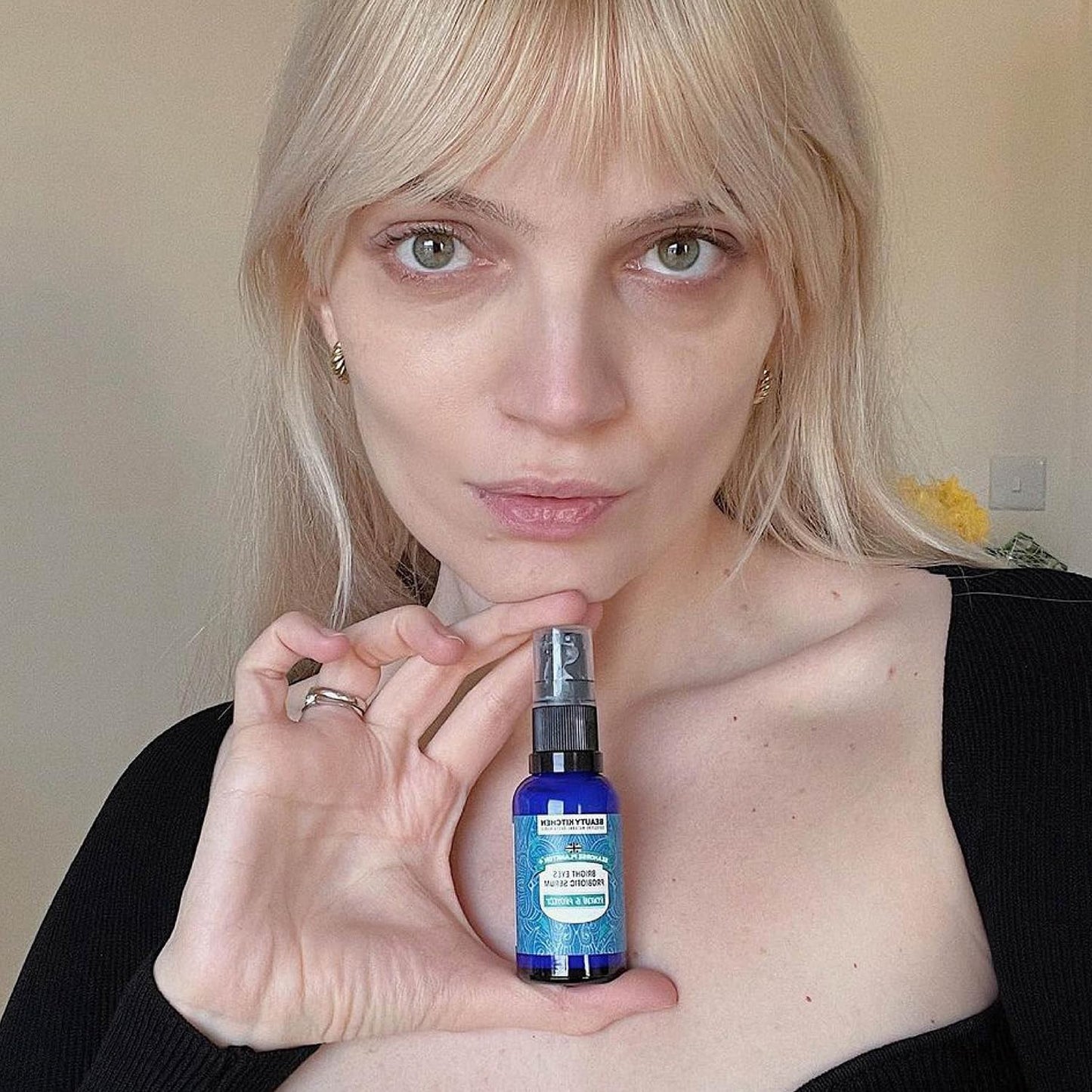 Beauty Kitchen - Seahorse Plankton + Bright Eyes Probiotic Serum 30ml - Brightening & Hydrating - Targets Fine Lines, Wrinkles & Dark Circles - Vegan/Cruelty Free