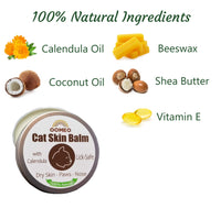 OOMEO Cat Skin Balm - Moisturising, Unscented, Lick-safe - 100% natural - As good as any cream