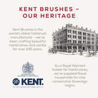 KENT Kent Brushes Mens Finest Beard Brush - Ideal for Conditioning and Smoothing Beards - All Hair Types