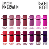 Maybelline Lipstick, Superstay Matte Ink Crayon Longlasting Pink Lipstick with Precision Applicator 30 Seek Adventure
