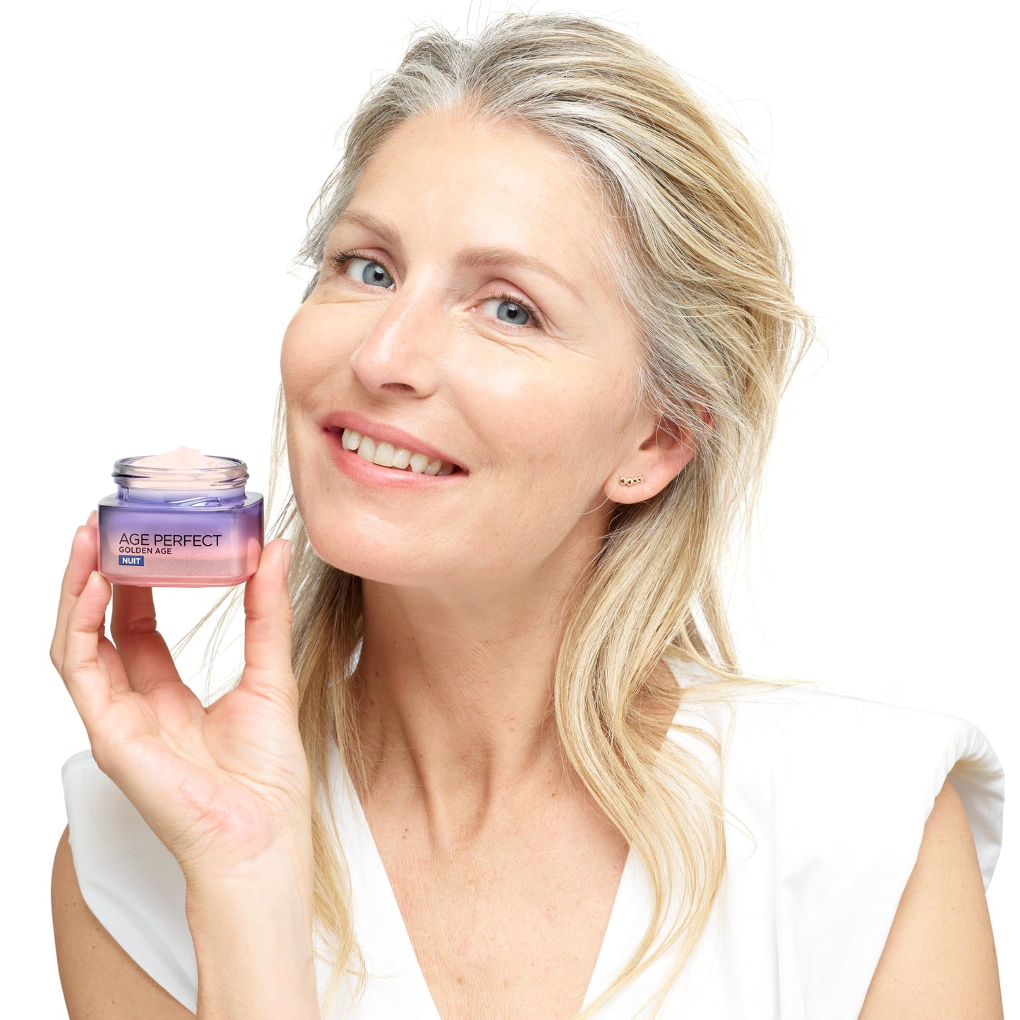 L’Oréal Paris Age Perfect Golden Age Re-Stimulating Night Cream 50+, Moisturising, Renew Skin Barrier Overnight and Reactivates Skin’s Radiance, Peony Native Cells, Calcium and Vitamin B3, 50ml