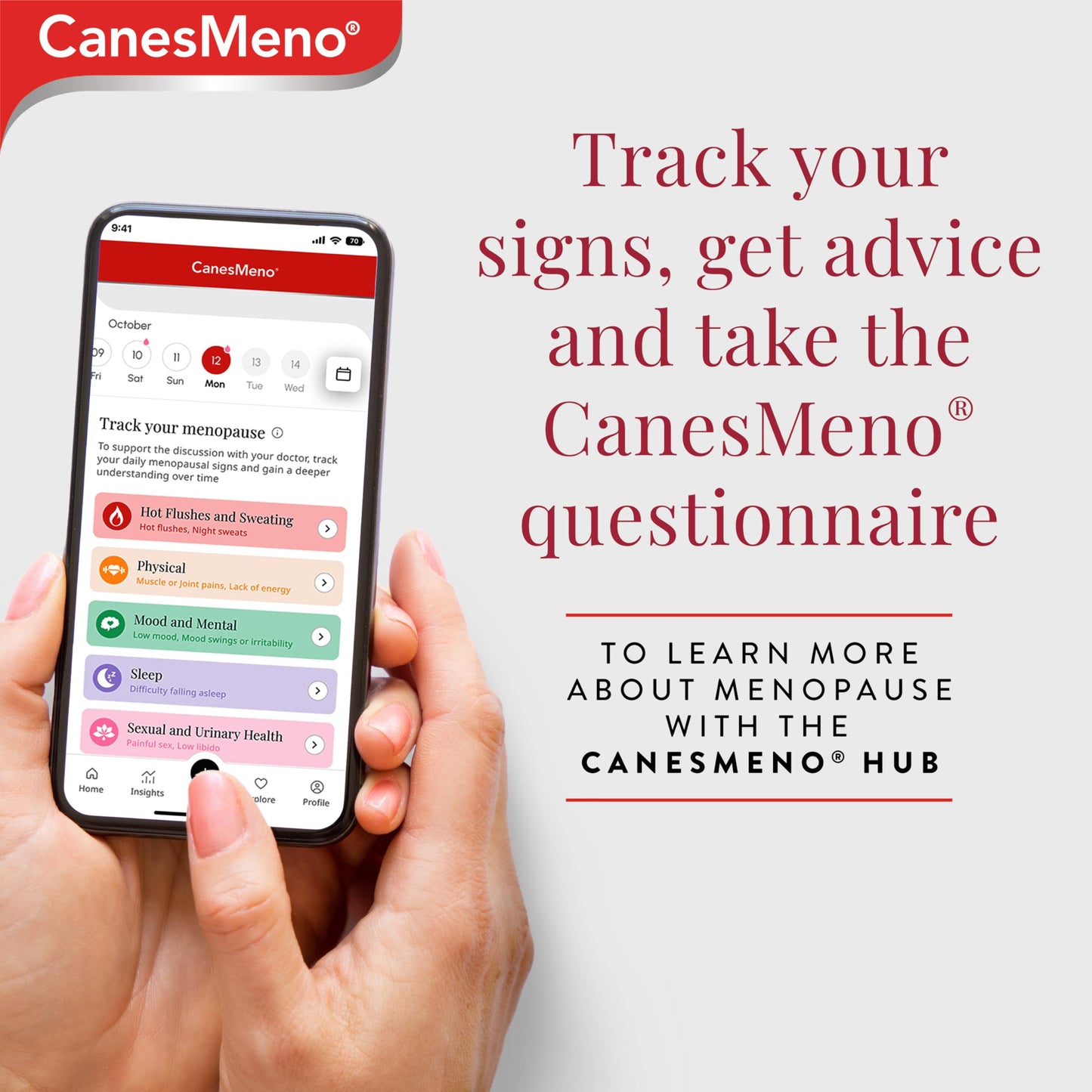 CanesMeno Menopause Support Multi Support 30 Tablets, containing Red Clover and 17 Vitamins and Minerals