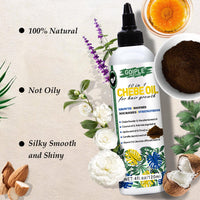 WOZUTUNT Chebe Hair Growth Butter & Oil - Thickening & Growth Formula for Men & Women (113ml)