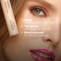 Kiko Milano KIKO Milano Full Coverage Dark Circles Concealer 17, High-Coverage Liquid Concealer For The Face And Eye Area