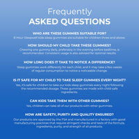 8 HOUR SLEEPWELL – 30 Sugar Free Chewable Kids Sleep Gummies - Raspberry Flavour - Magnesium, L-Theanine, Vitamin B6 - Relaxation & Sleep Support for Kids 3+ - Vegan, Gluten-Free - 1 Month Supply