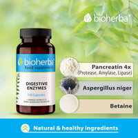 Digestive Enzymes Complex – 100 Capsules from BIOHERBA