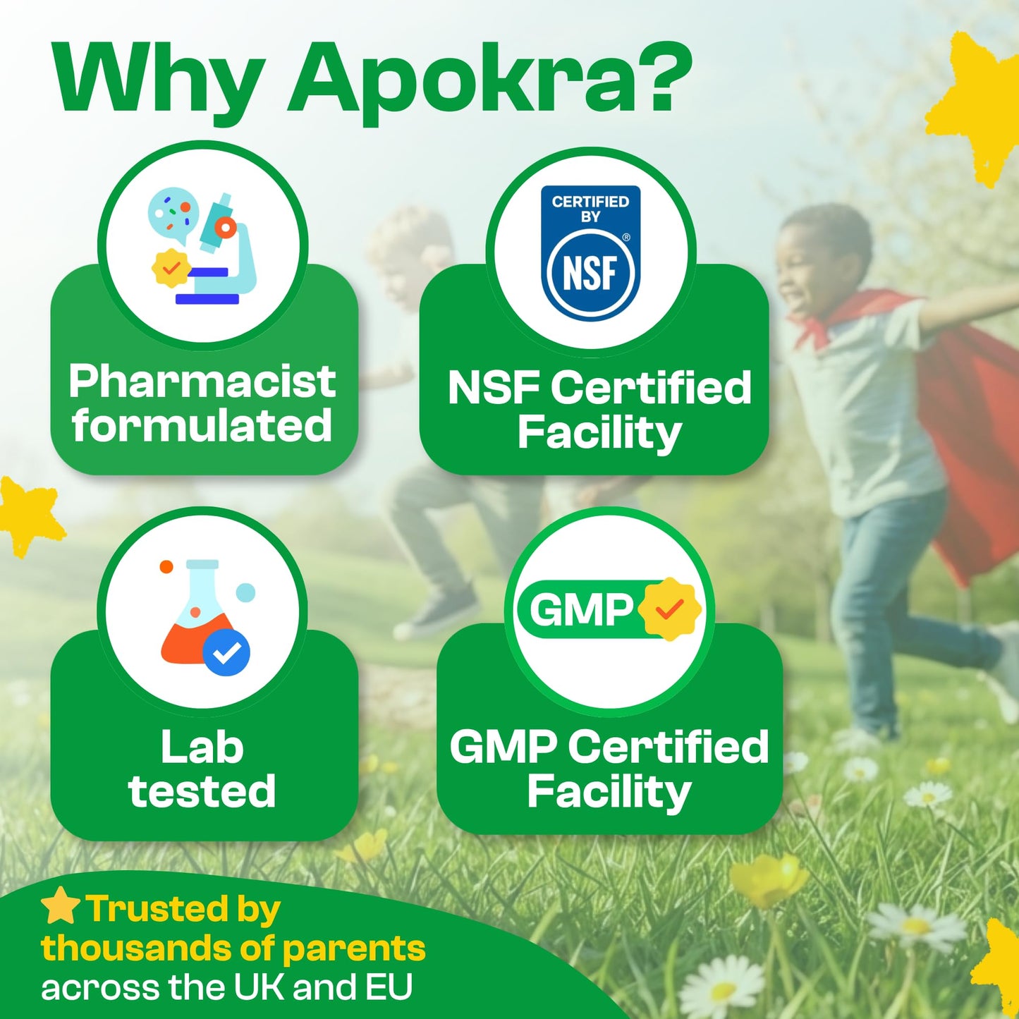 Apokra APOKRA Kids Omega 3 Vegan DHA Drops | Liquid Algae Oil Omega-3 for Children | Plant-Based Fish Oil Supplements Alternative | No Fishy Taste, Sugar & Preservative Free | Natural Orange Flavour | 50ml