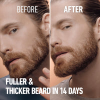 King C. Gillette Men's Beard Thickener, Fuller & Thicker Beard In 14 Days, Infused With King C. Signature Scent, With Notes Of Sandalwood, Cedar, Bergamot, Cardamon Seeds And Mandarin 50ml