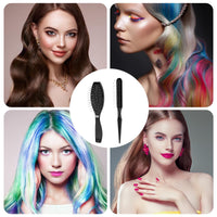 Mozeat Lens Wig Brush Set: Stainless Steel Wire Bristle Brush for Portable Synthetic Hair Wigs and Extensions