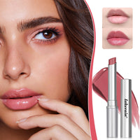 Liameph 2 Pcs Black Honey Lipstick Black Lip Gloss Black Honey Lip Oil Pink Honey Honey Lipstick Set Black & Pink Moisture Shine Lipstick Honey Lip Balm and 2 White Lip Brush Suitable for Dry Lips