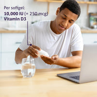 Healthy Origins, Vitamin D3, Softgels Each with 10,000 IU, 120 Softgels, Gluten-Free, Soy-Free