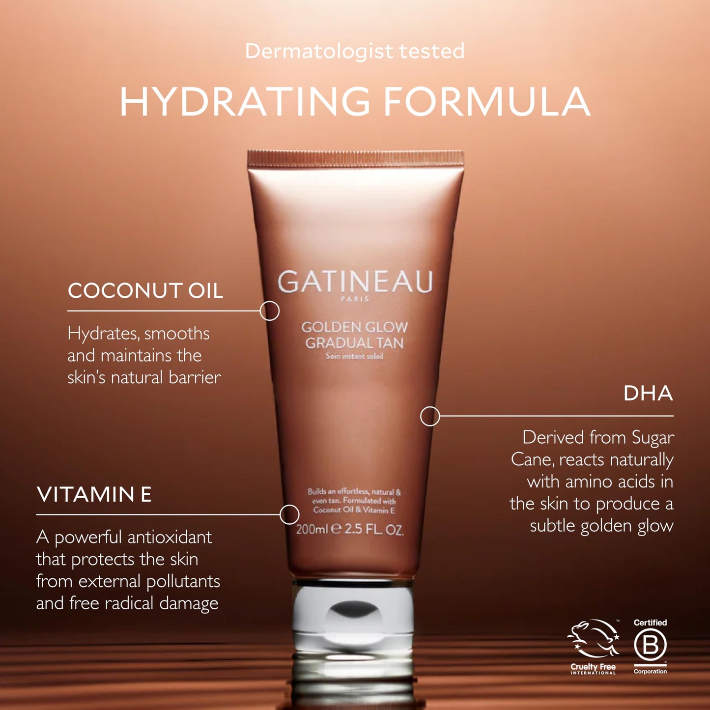 Gatineau GATINEAU Golden Glow Gradual Tan 200ml