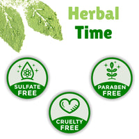 Herbal Time Henna Natural Color Cream With Nettle Extract | Gray Cover | Temporary Color Dye | Ammonia, Sulfates, Parabens Free | Without Colour 0 | 75ml