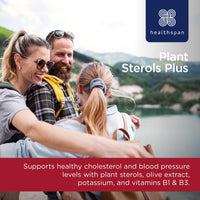 Healthspan Plant Sterols Plus (28 Day Supply) | 2400 mg Plant sterols with Oli-Ola Olive Extract | Supports Normal Cholesterol Levels | Added Potassium & Vitamins B1 & B3